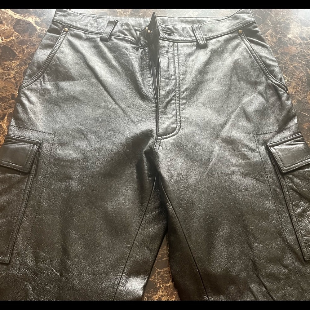 Wilson mens genuune leather pants